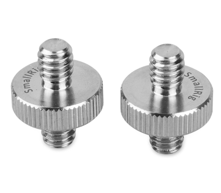 Резьбовой адаптер SmallRig 828 1/4" – 1/4" (папа-папа), 2 штуки