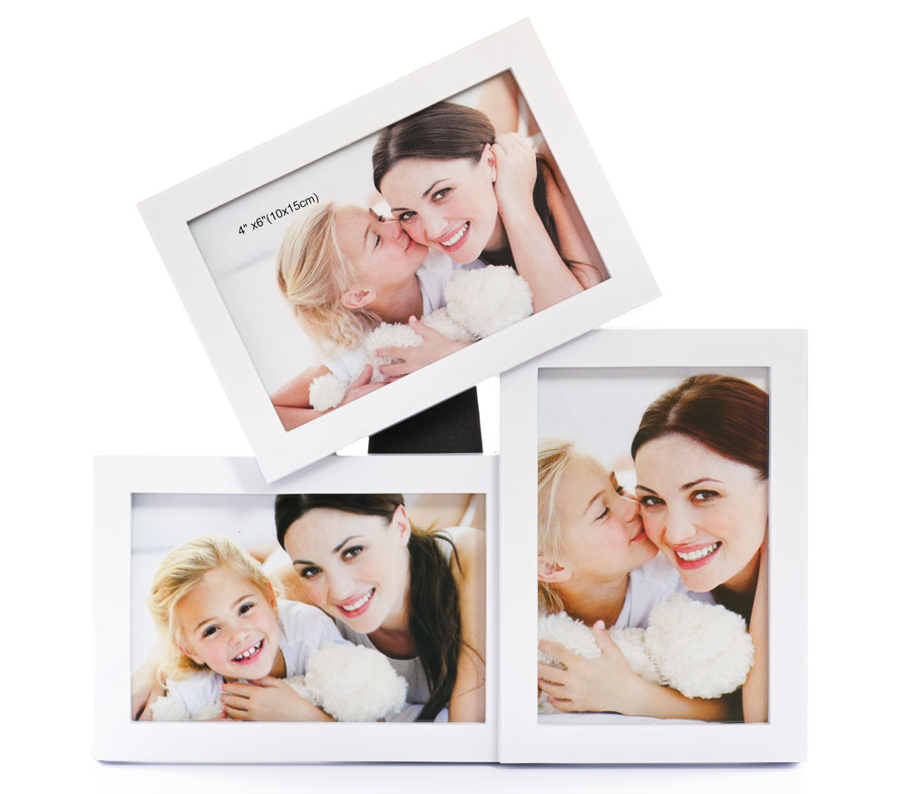 Мультирамка Fotografia на 3 фото 10х15, белая