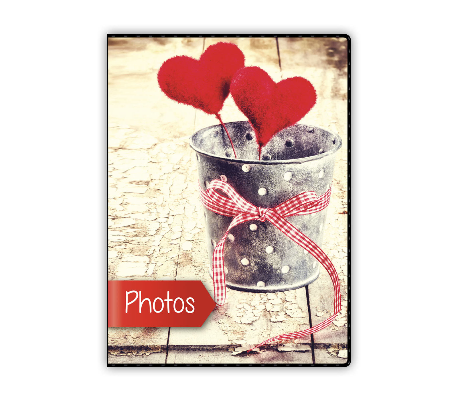 Фотоальбом ZEP MC5740 MINI CUORE, 13x18 см, 40 фото, черные страницы