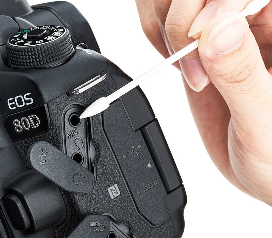 Набор ватных палочек JJC CL-SW24, для чистки электроники, 24 шт