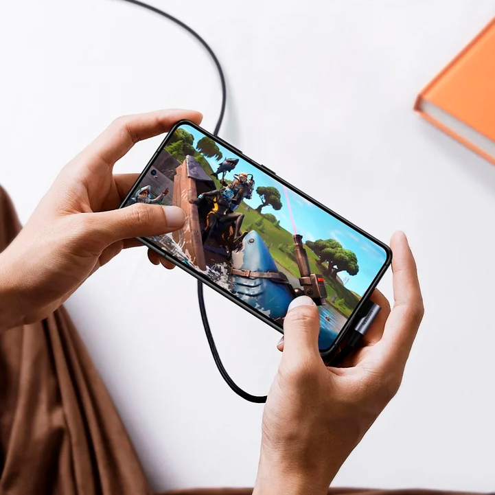 Кабель Ugreen US334, USB-C - USB-C, 100 Вт, 5A, 2 м, серый