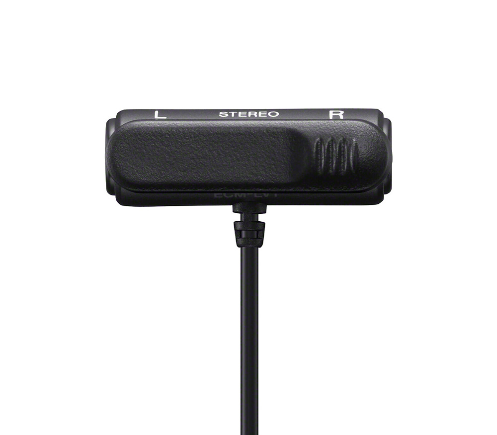 Микрофон Sony ECM-LV1, петличный, стерео, 3.5 мм