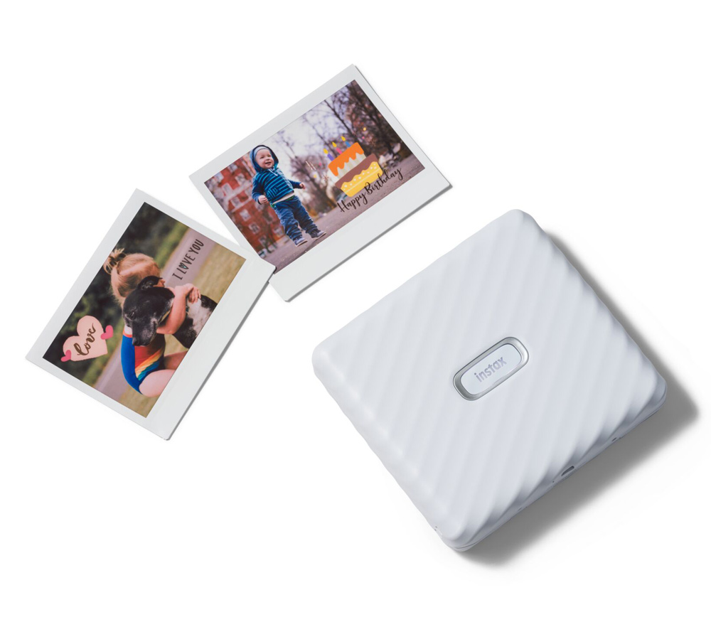 Фотопринтер Fujifilm Instax Link Wide Ash White