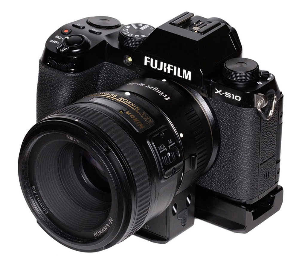 Адаптер Fringer FR-FTX1, Nikon F на Fujifilm X