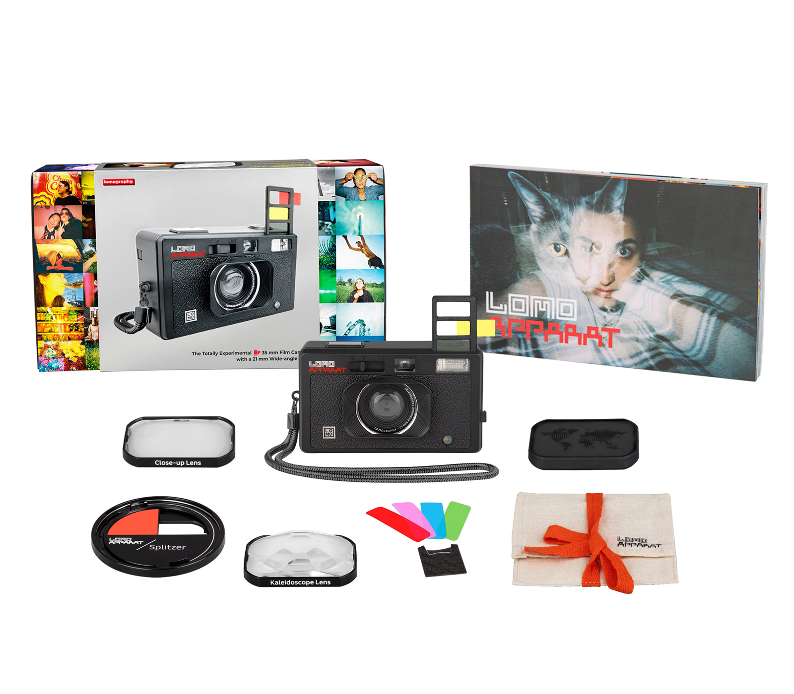 Фотоаппарат Lomography LomoApparat 21mm Wide-angle Camera черный