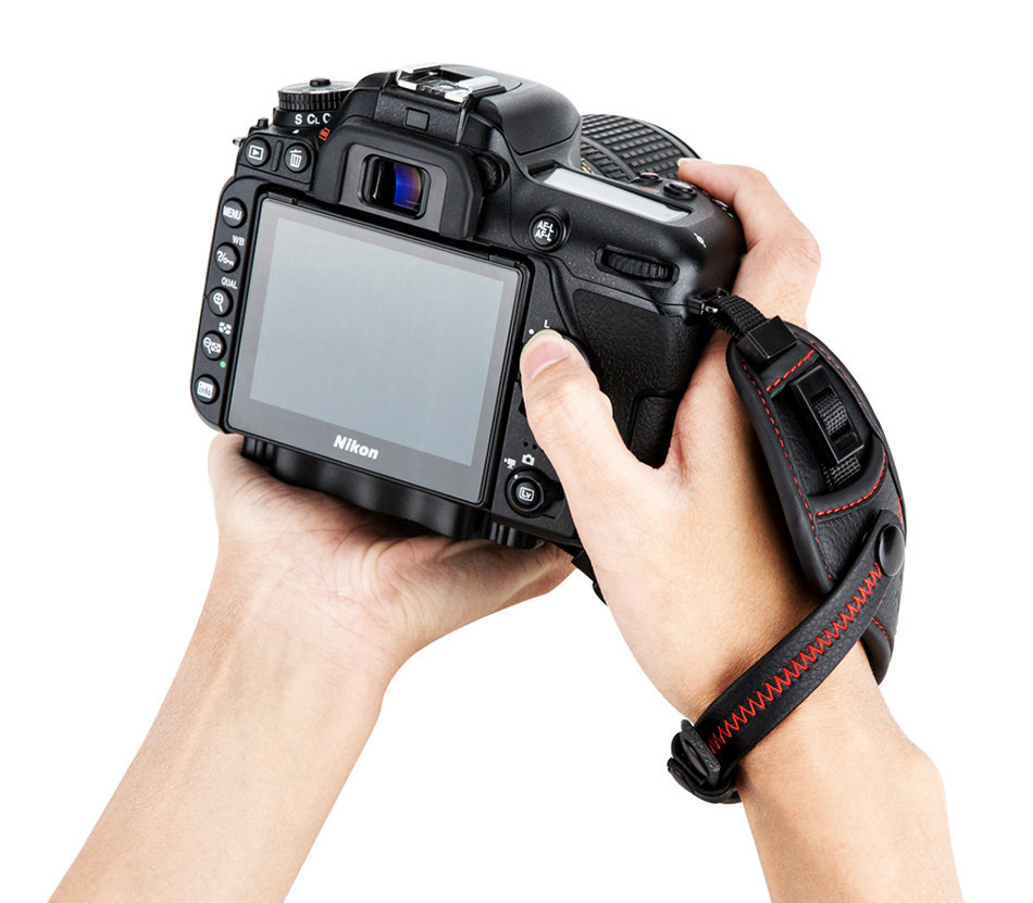 Ремень JJC HS-PRO1P Red, кистевой, с U площадкой, красный