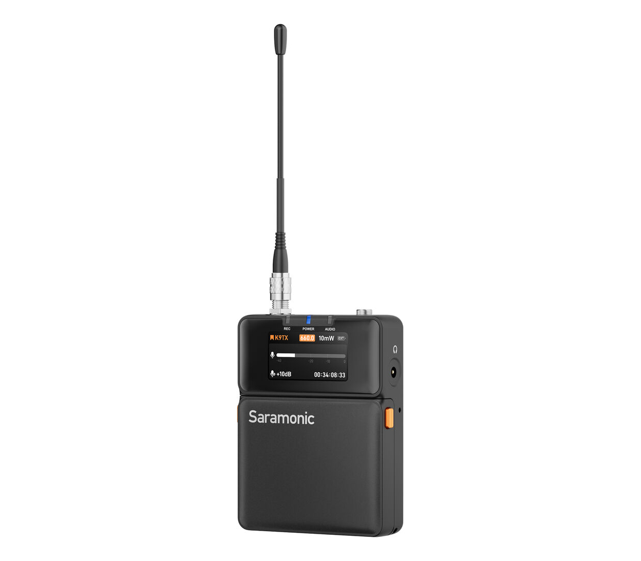 Беспроводная система Saramonic K9, TX+TX+RX, 3.5 мм TRS, УВЧ, 550-960 МГц, 2 канала, кейс