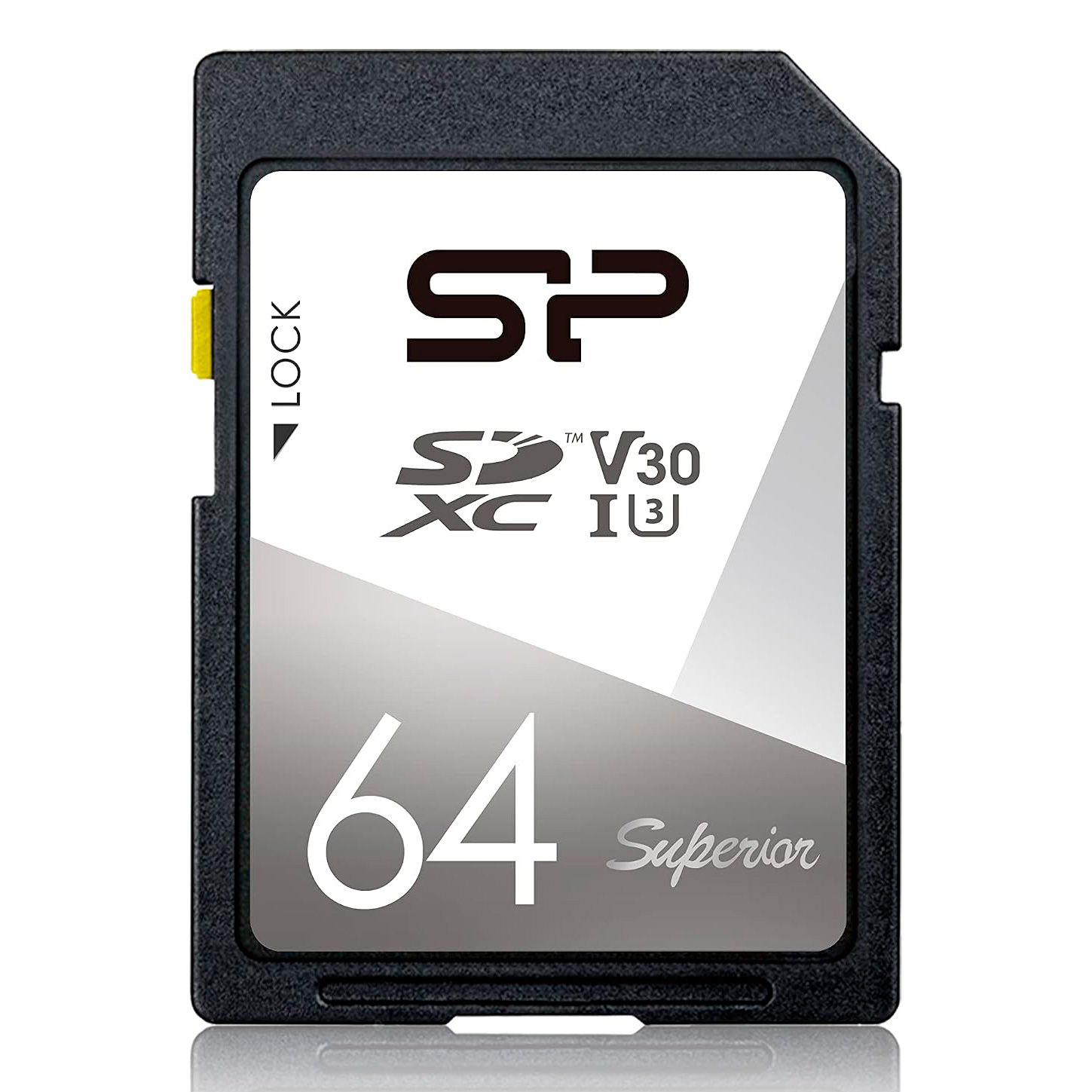 Карта памяти Silicon Power SDXC 64GB Superior UHS-I U3 V30 80/100Mb/s