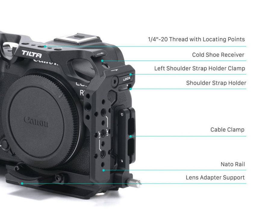 Клетка Tilta Camera Cage Pro Kit для Canon R7, черная