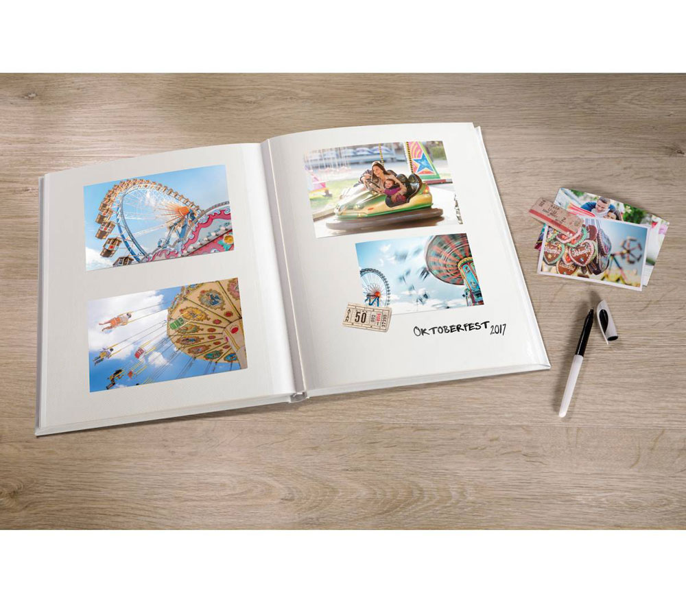 Фотоальбом Walther Магнитный 33x34 см 50 страниц - "Fun Trend", изумрудный