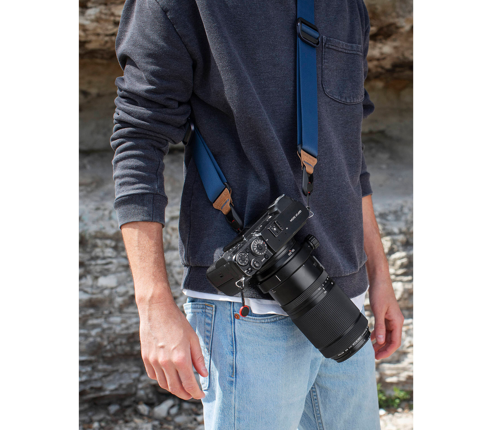 Ремень Peak Design Camera Strap Slide, темно-синий (Midnight)