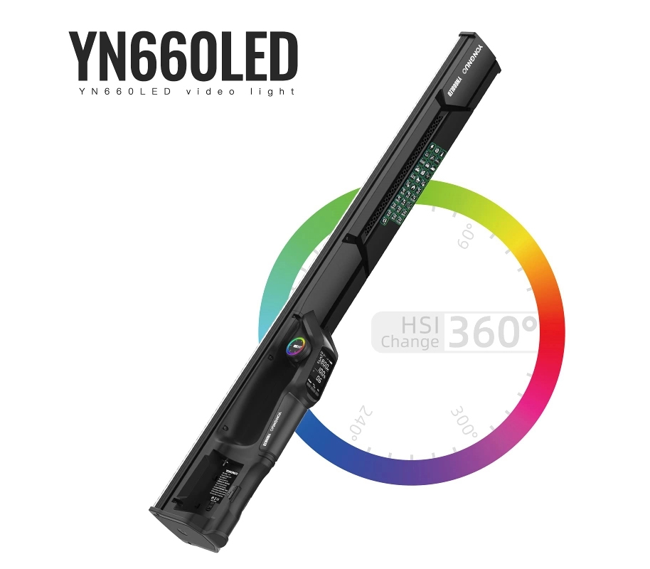 Осветитель Yongnuo YN-660 LED, светодиодный, 2000-9900К, 45 Вт, RGB