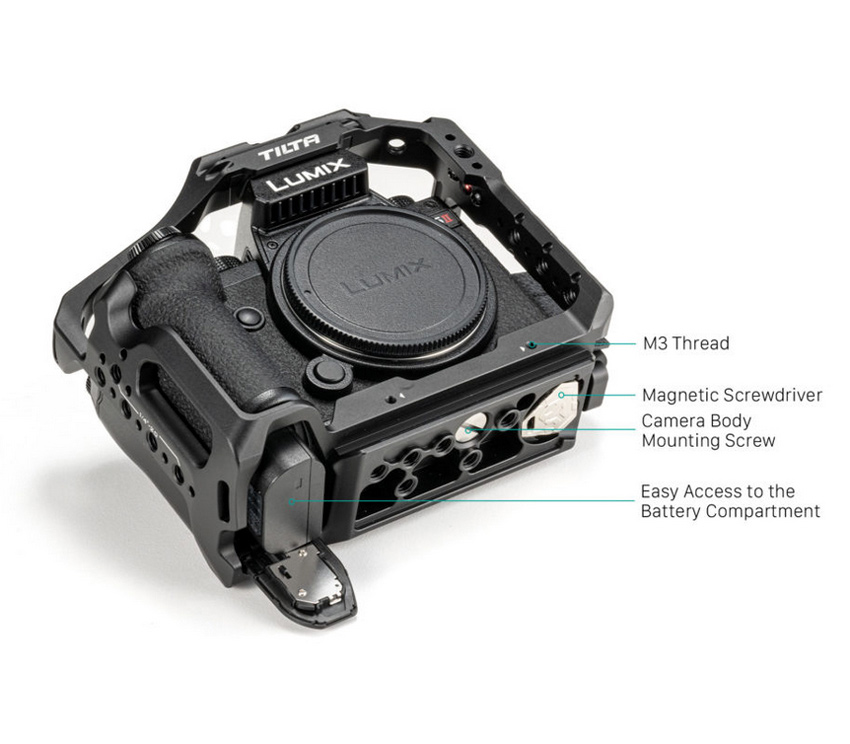 Клетка Tilta Full Camera Cage для Panasonic S5 II / S5 II X, титаново-серая