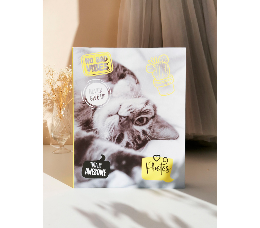 Фотоальбом Полином 100 фото 10х15 см Pets - Мяу