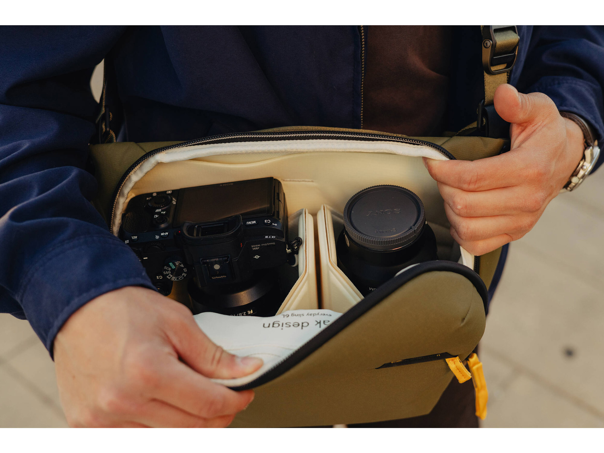 Сумка Peak Design The Everyday Sling 6L, цвет Kelp, оливковый