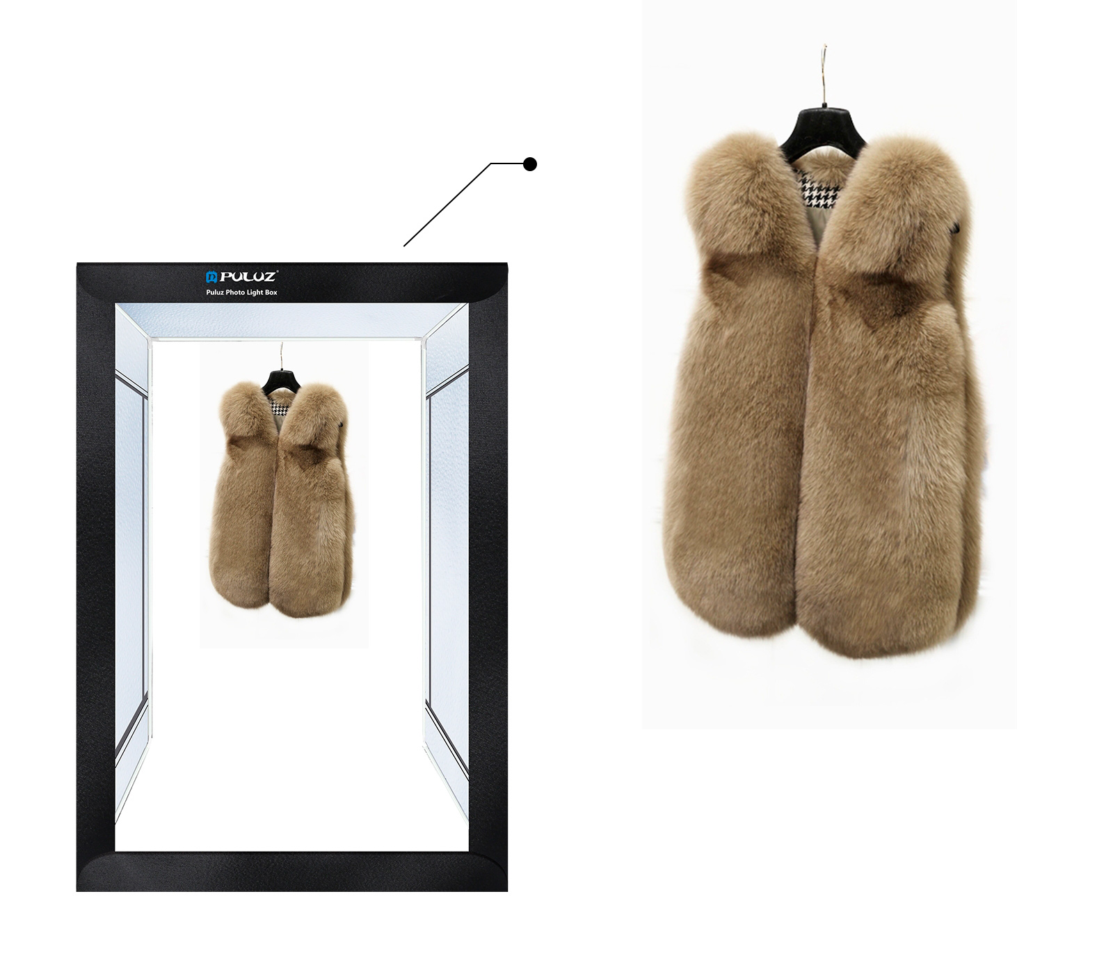 Портативная студия-бокс Puluz PU5210 240W Photo Light Studio Box, 200х120х80 см