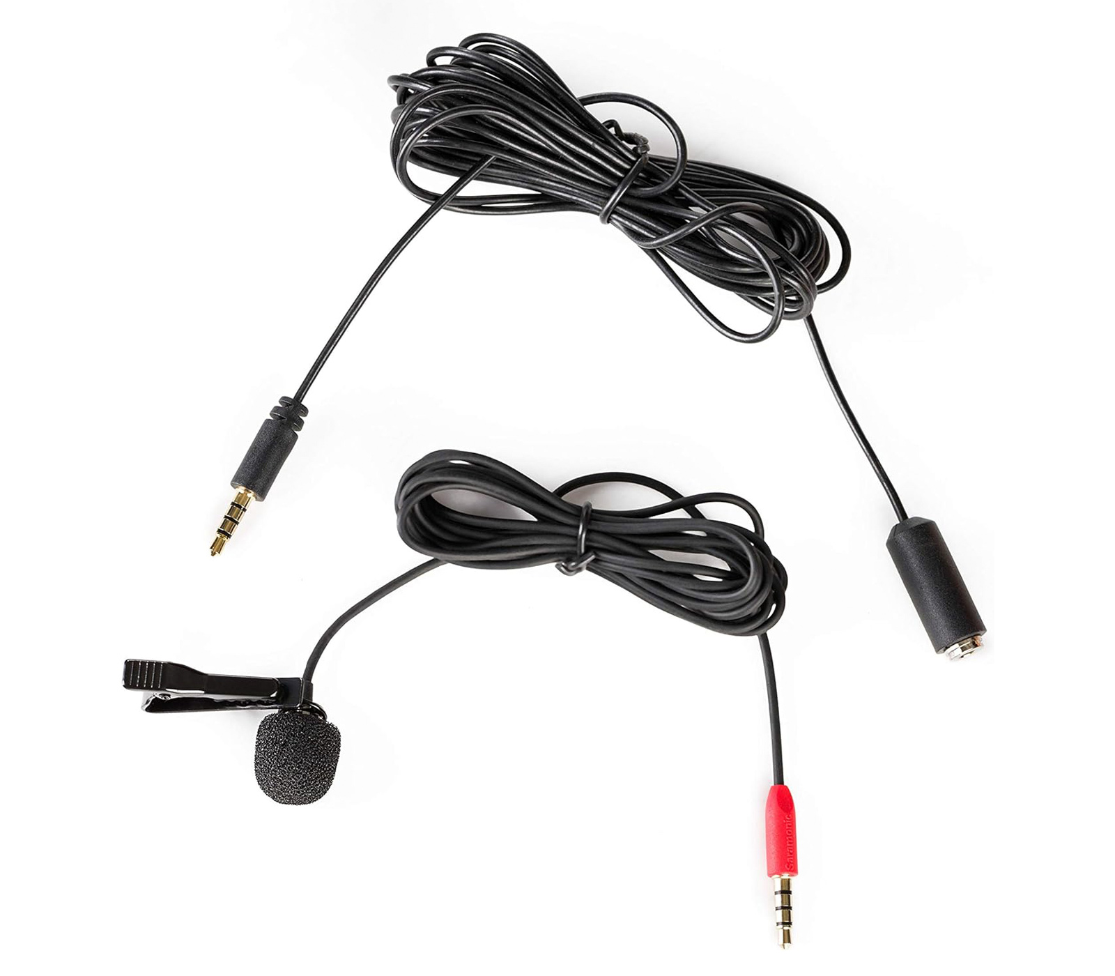 Микрофон Saramonic SR-LMX1+, петличный, 3.5 мм TRRS, с удлинителем 4 м (уцененный)