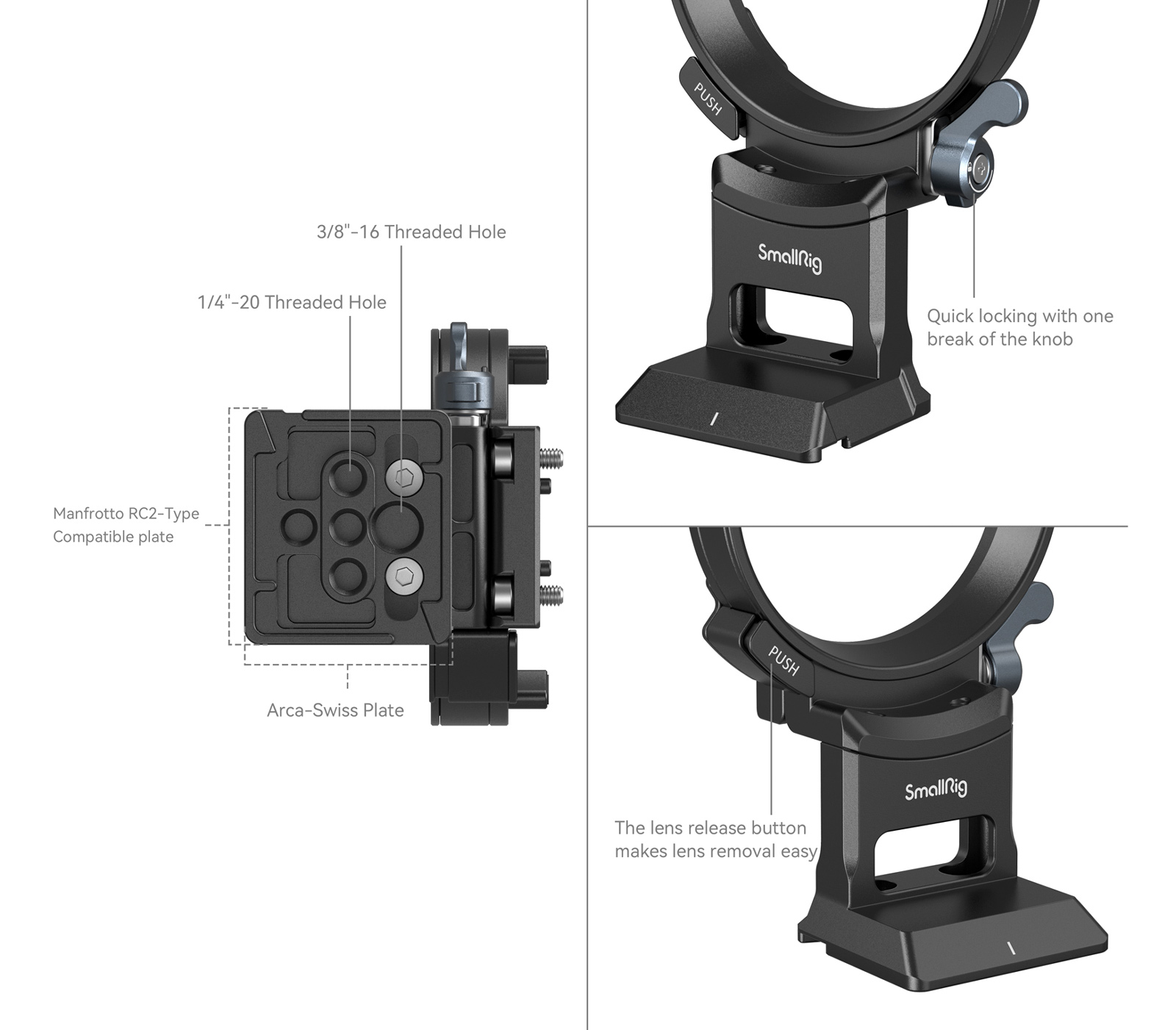 Поворотная площадка SmallRig 4424 для Sony A7CII / A7CR
