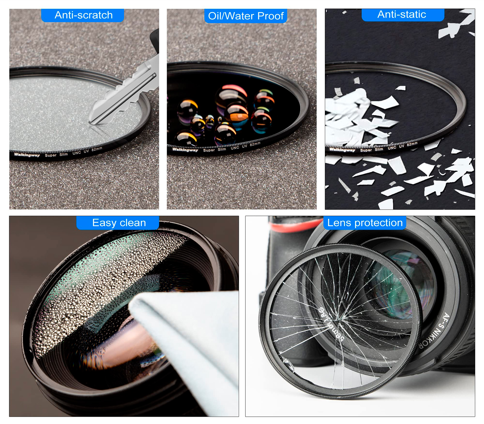 Светофильтр Walking Way UNC UV 46mm