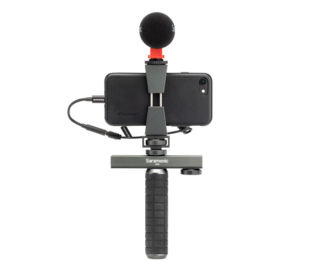 Комплект Saramonic VGM, держатель телефона, микрофон Vmic Mini