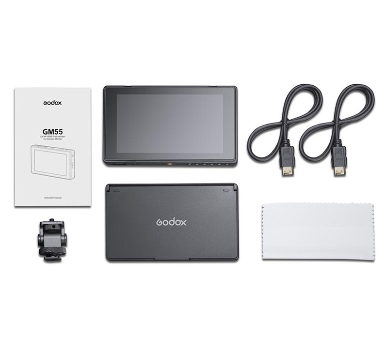 Накамерный монитор Godox GM55, 5.5” 4K HDMI