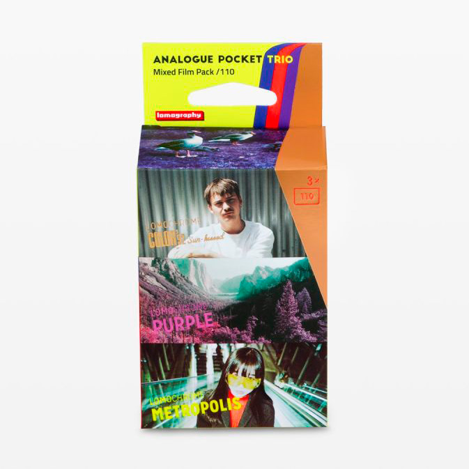 Фотопленка Lomography Analogue Pocket Trio, 3х 24 кадра, 110 формат