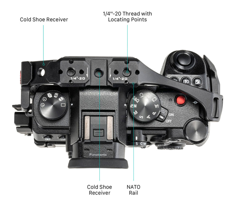 Клетка Tilta Full Camera Cage для Panasonic S5 II / S5 II X, титаново-серая