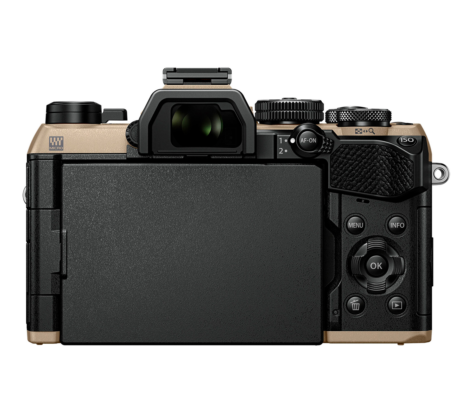 Беззеркальный фотоаппарат OM System OM-5 Mark II Kit 12-45mm f/4 песочно-бежевый