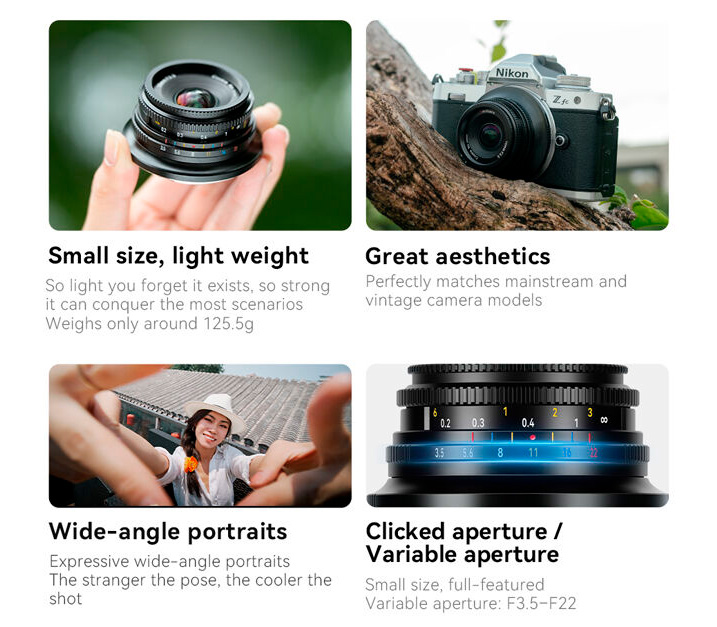 Объектив 7Artisans 10mm f/3.5 Nikon Z