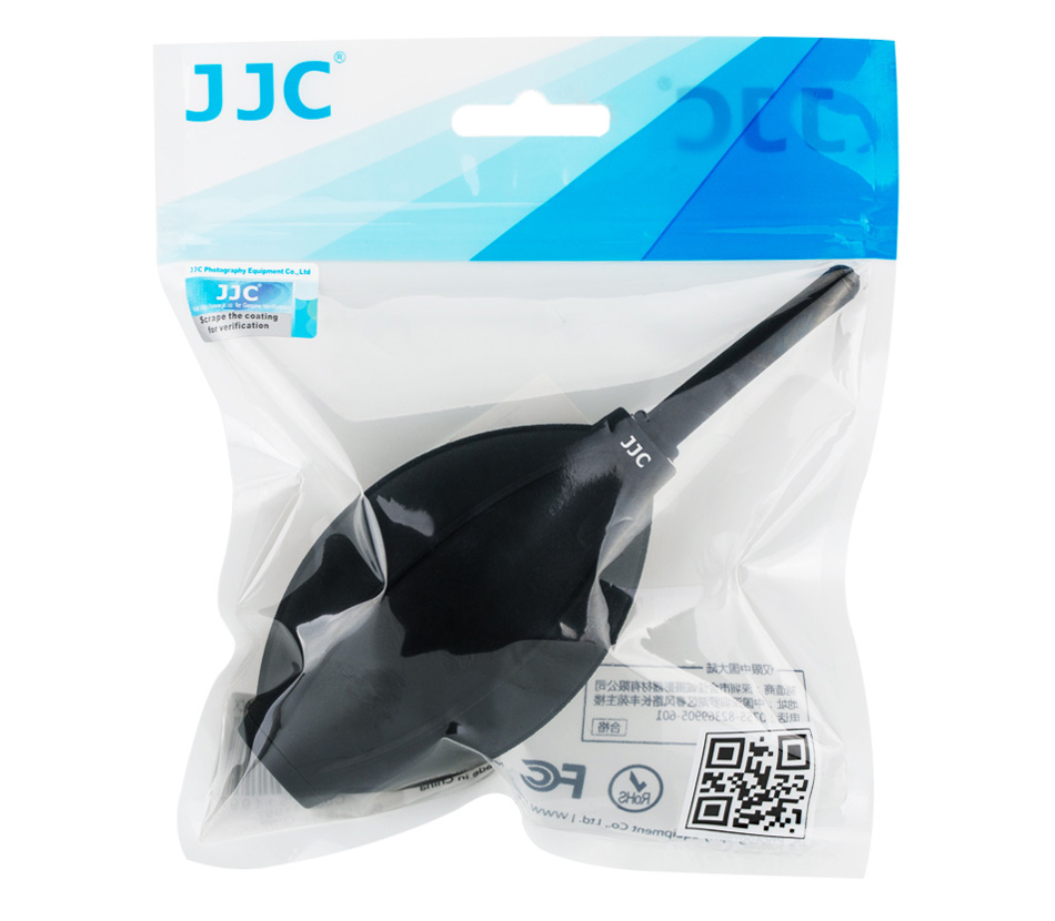 Воздушная груша JJC CL-B12 Black с силиконовым наконечником, черная (уцененный)