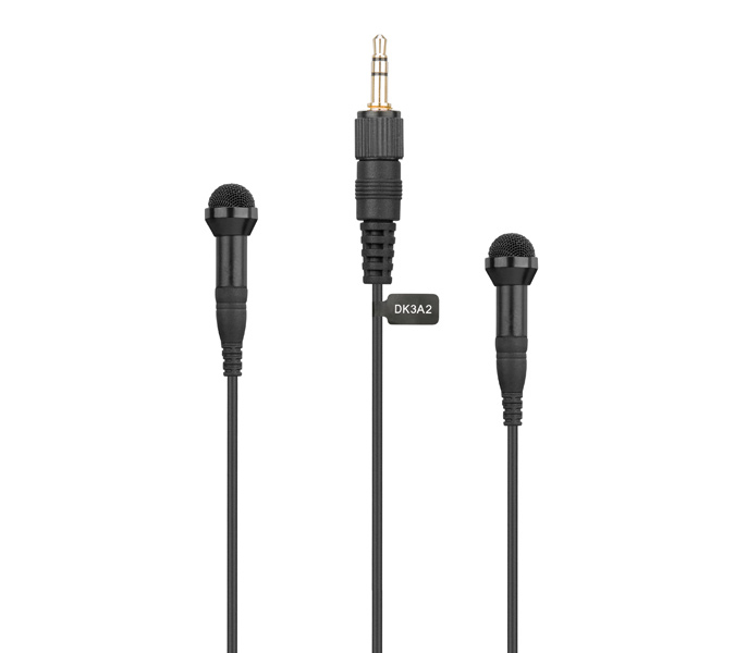 Микрофон Saramonic DK3A2 петличный двойной, 3.5 мм TRS, кабель 4 м (уцененный)