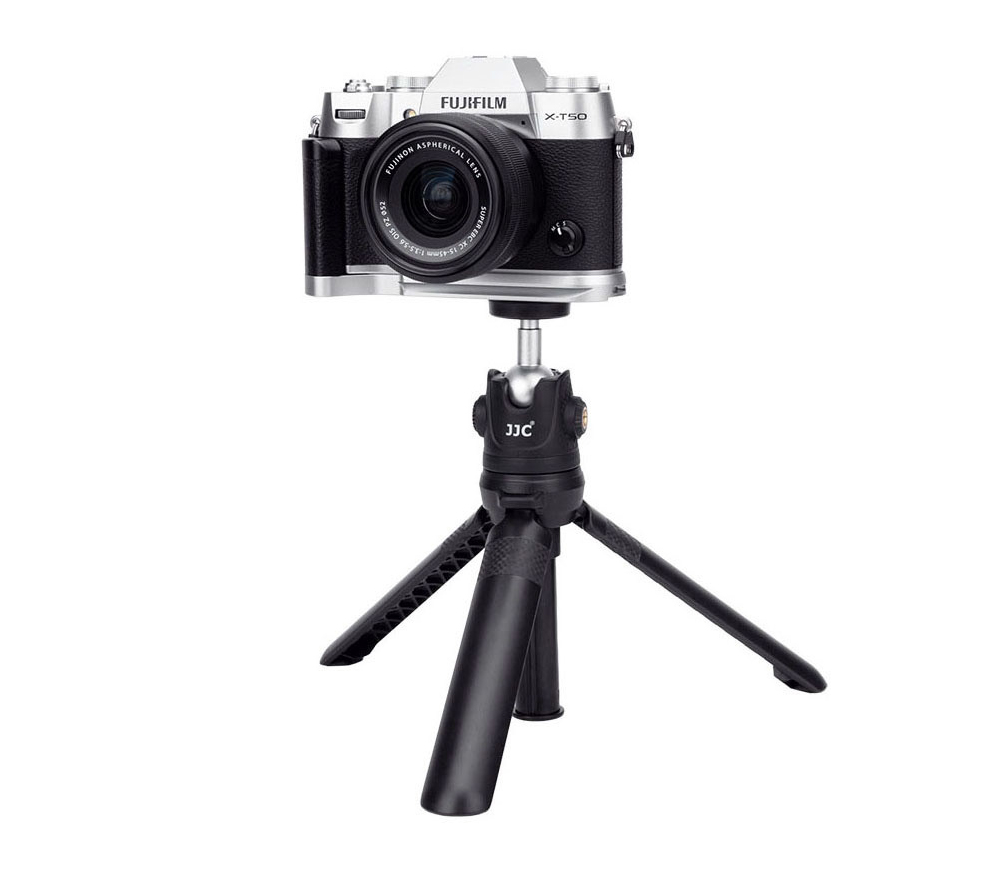 Дополнительный хват JJC HG-XT50 Silver, для Fujifilm X-T50, серебристый