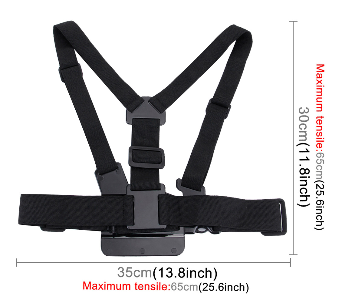 Крепление для экшен-камеры Puluz PU26 Belt Chest Strap нагрудное