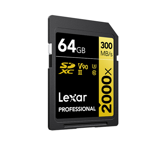 Карта памяти Lexar SDXC 64GB Professional 2000x UHS-II U3 V90 (300/260 MB/s)