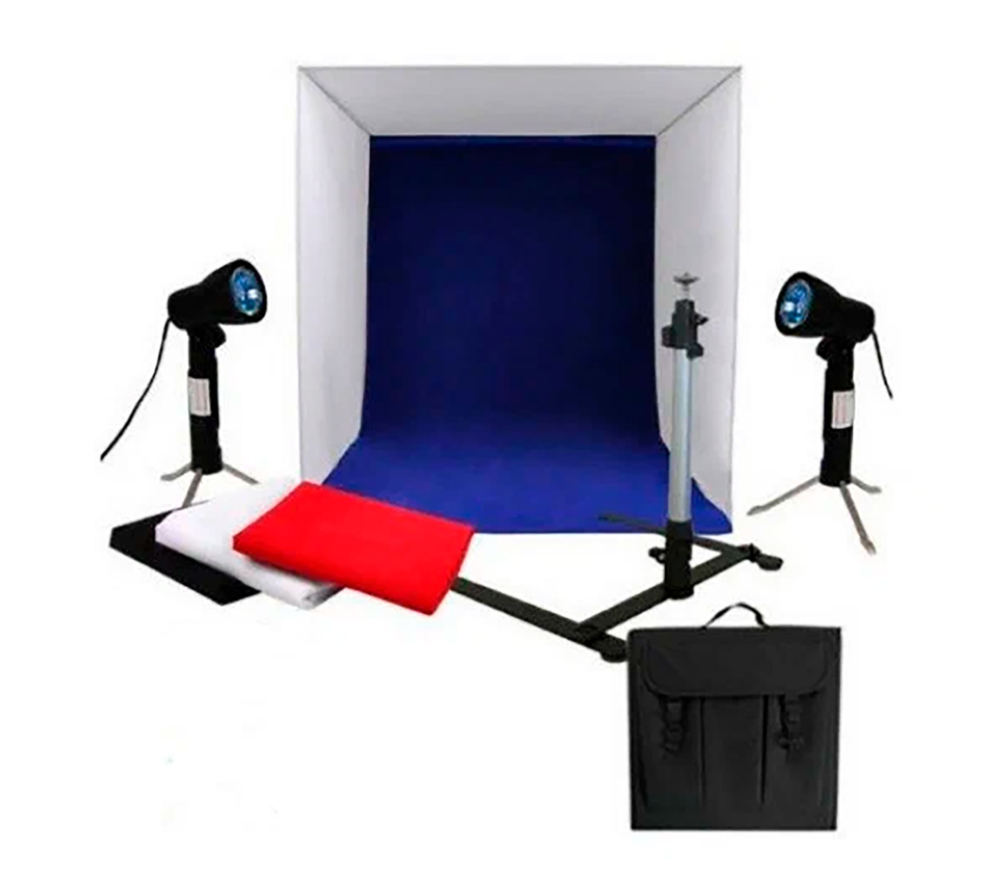 Комплект постоянного света FST Macro Kit, 2х50 Вт + фотобокс