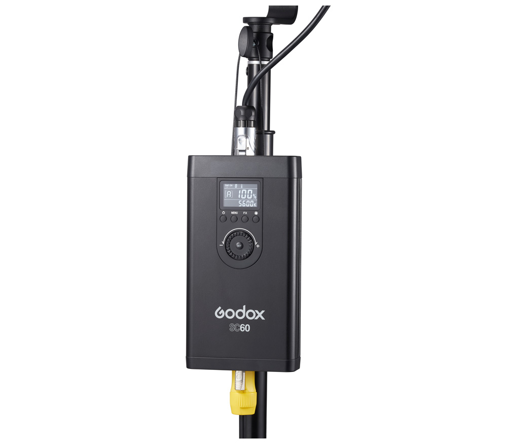 Осветитель Godox S60, 60 Вт, светодиодный, фокусируемый, 5600К