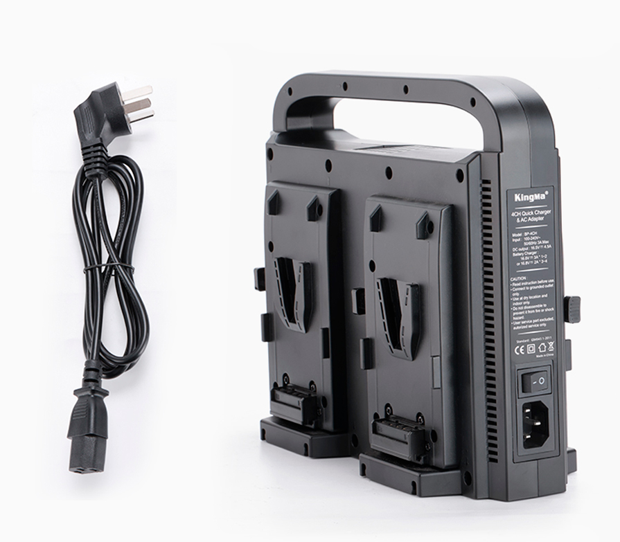 Зарядное устройство Kingma BP-4CH для 4 аккумуляторов V-Mount