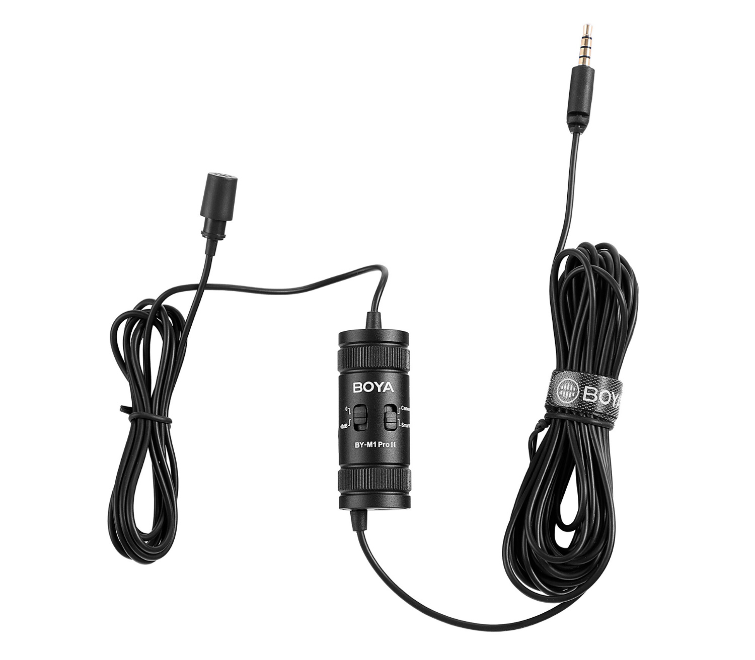 Микрофон Boya BY-M1 Pro II, петличный, всенаправленный, 3.5 мм TRS / TRRS