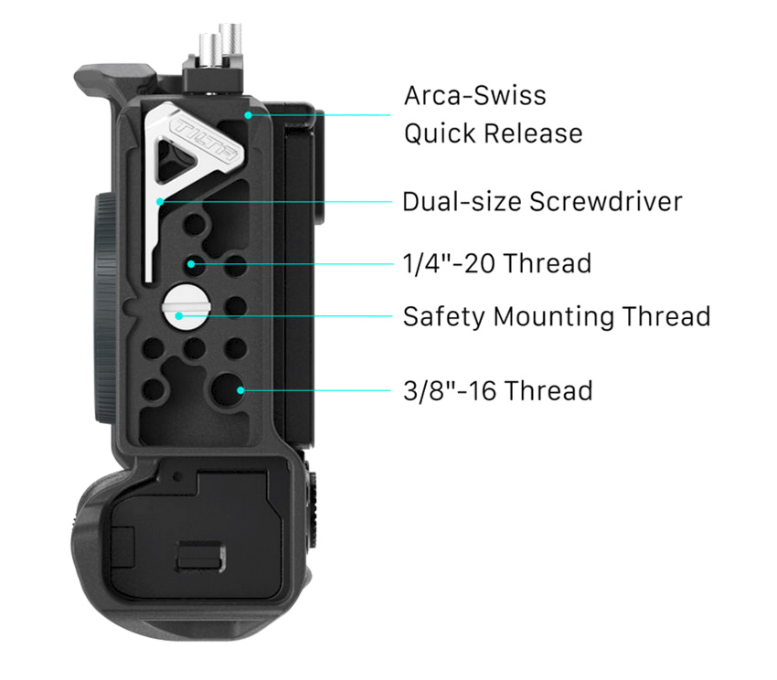 Клетка Tilta Half Camera Cage для Sony a7C II / a7CR, черная