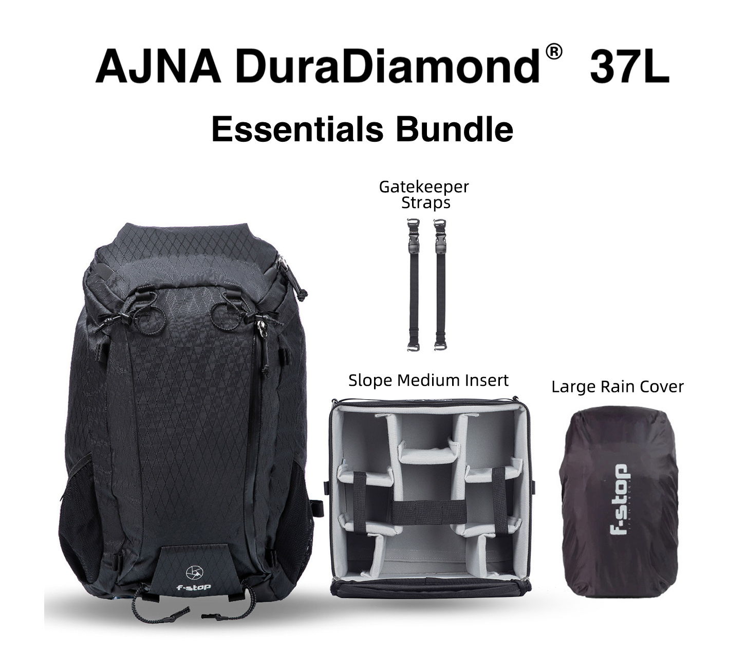 Рюкзак f-stop Ajna 37L DuraDiamond Essentials Bundle, черный