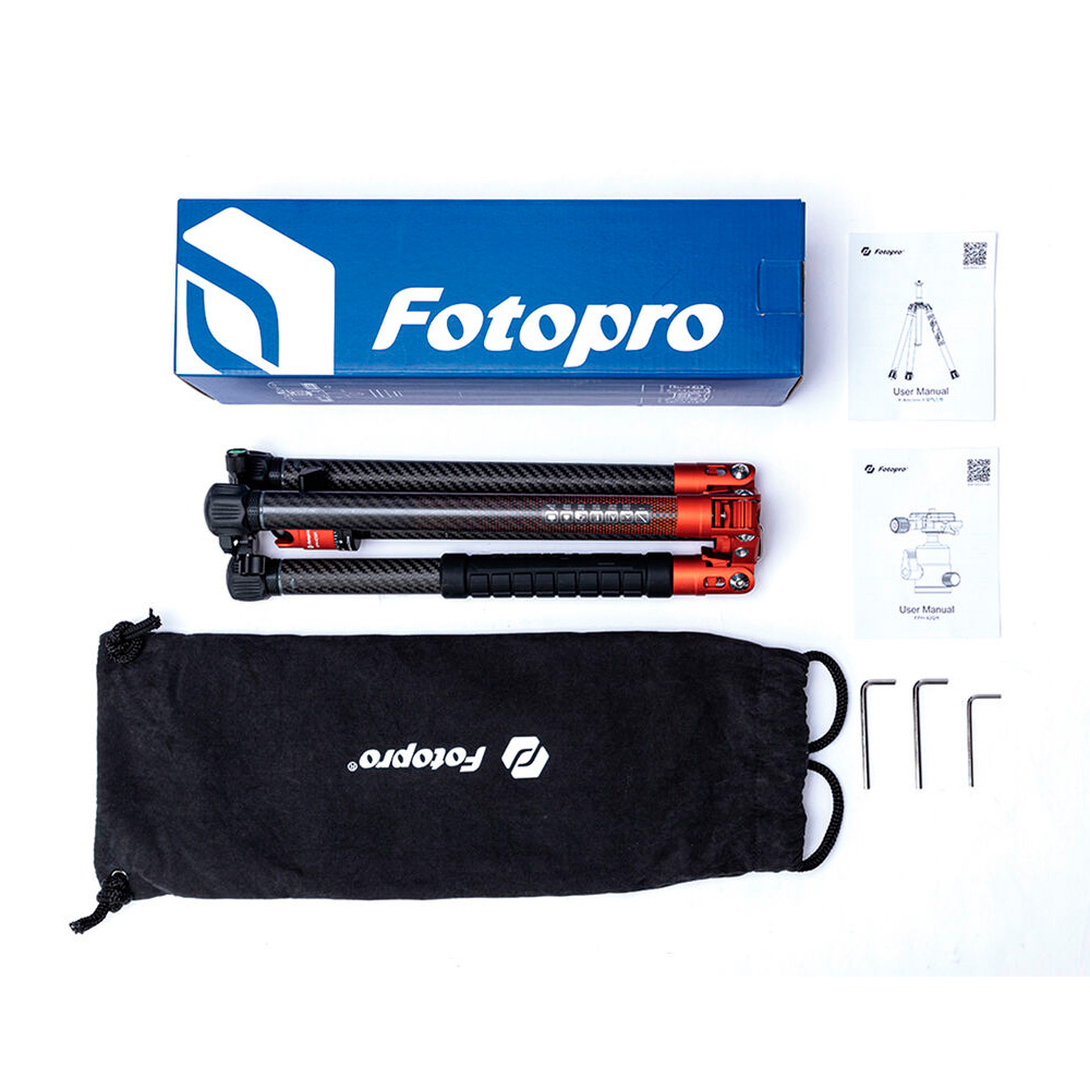 Штатив Fotopro X-Aircross 3 Orange, карбон, до 10 кг