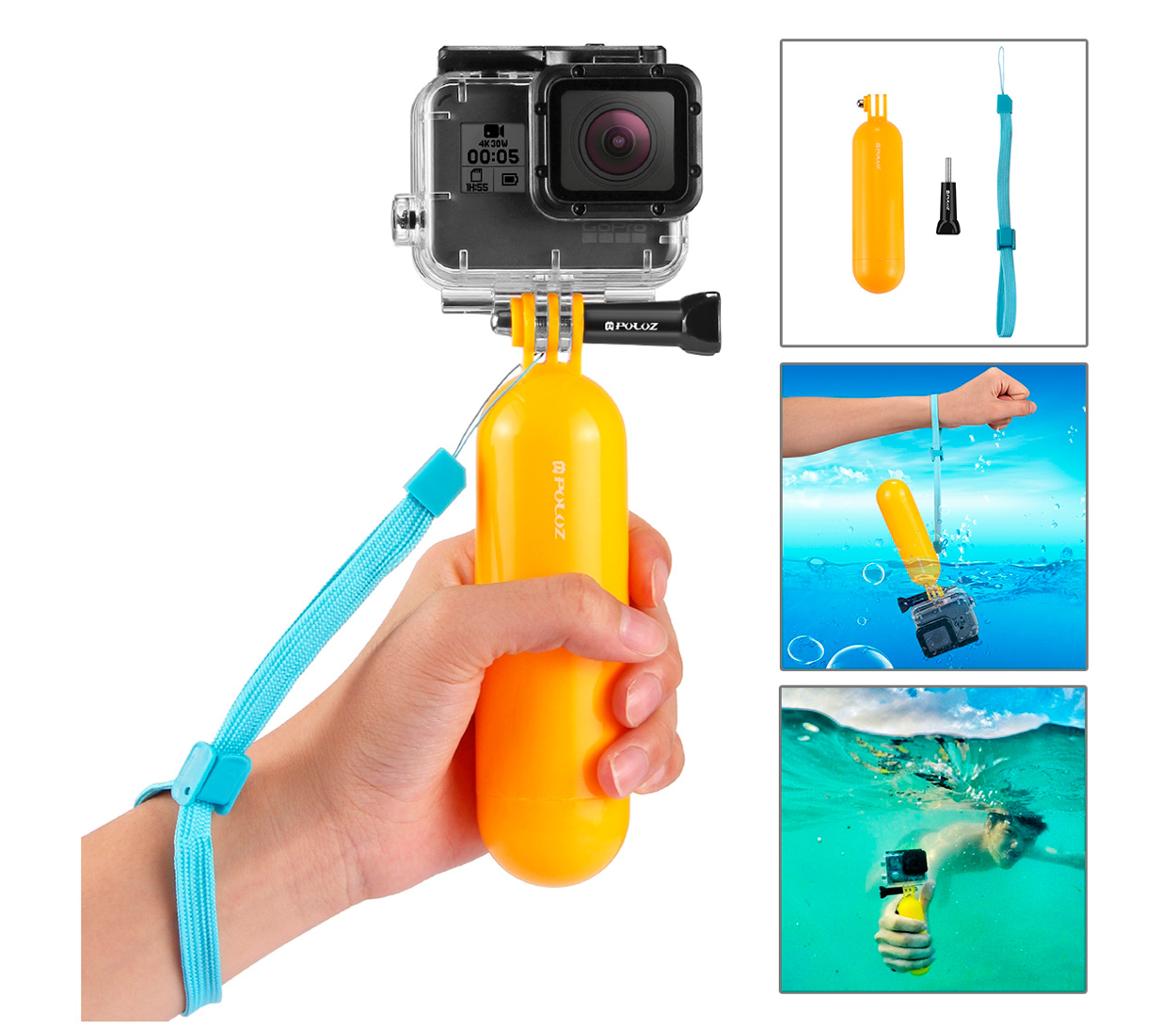 Комплект аксессуаров Puluz PKT18 Accessories Combo Kit 20 в 1, для экшн-камер