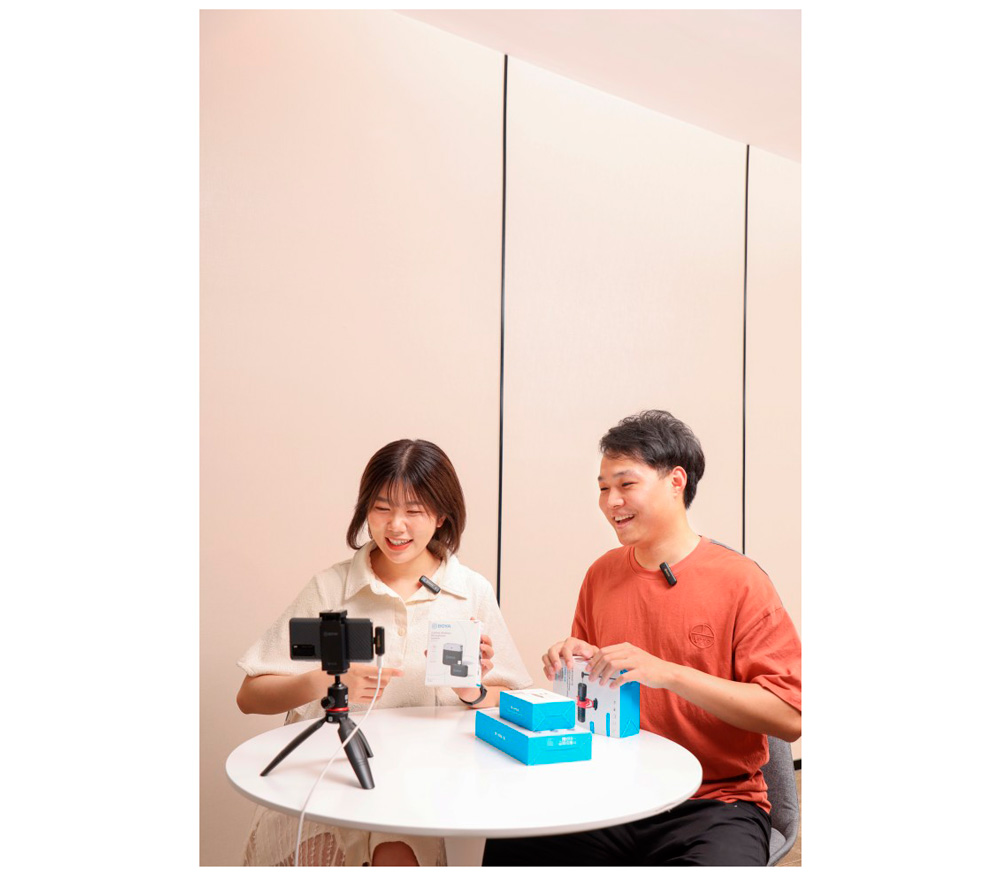 Беспроводная система Boya BY-WM3T2-U, цифровая 2.4 ГГц, 2 канала, Type-C (уцененный)