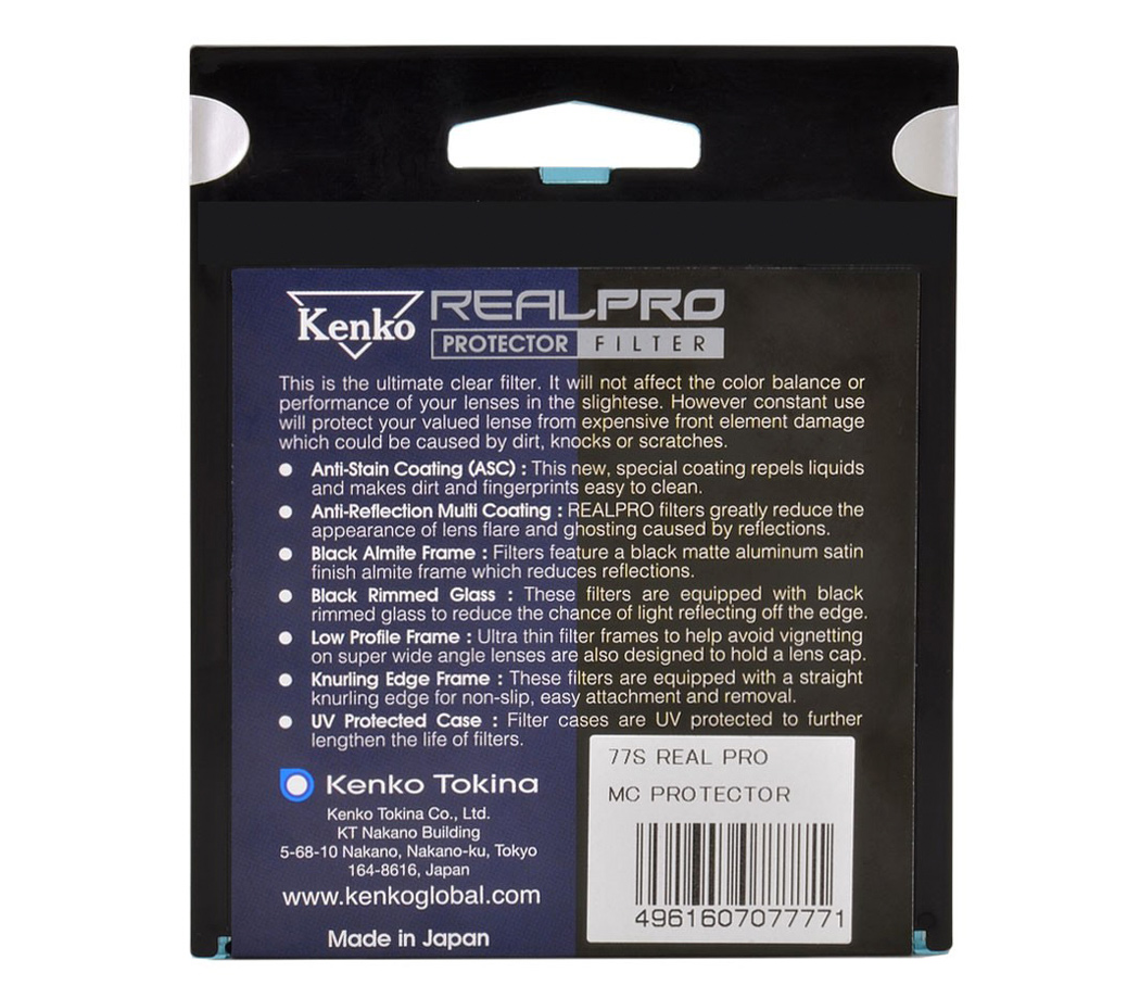 Светофильтр Kenko Real Pro MC Protector 62mm