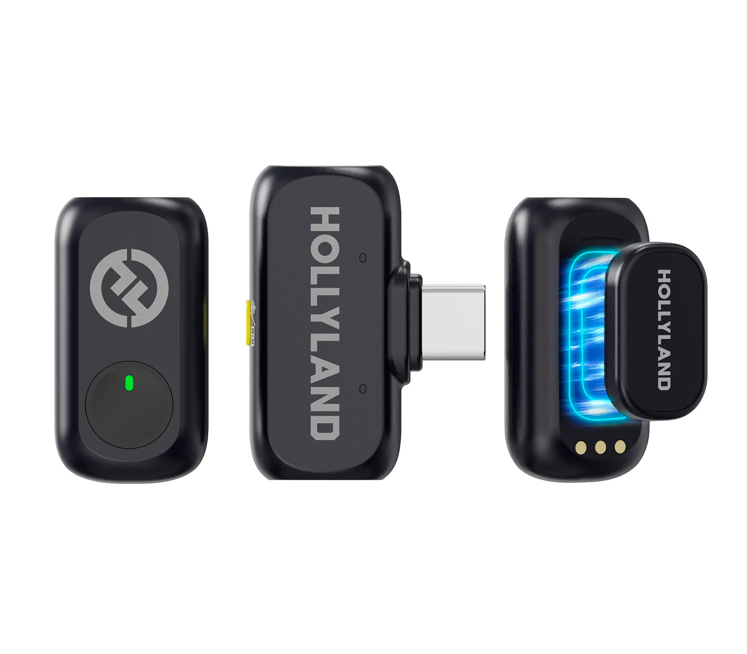 Беспроводная система Hollyland Lark A1 Mini Duo, 2 микрофона, приемник USB-C