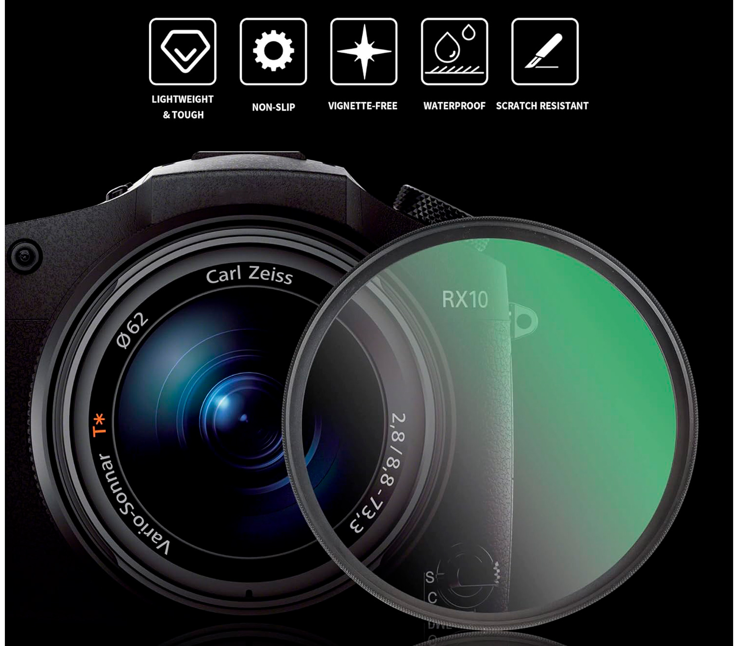 Светофильтр Walking Way Black Mist 1/2 49mm