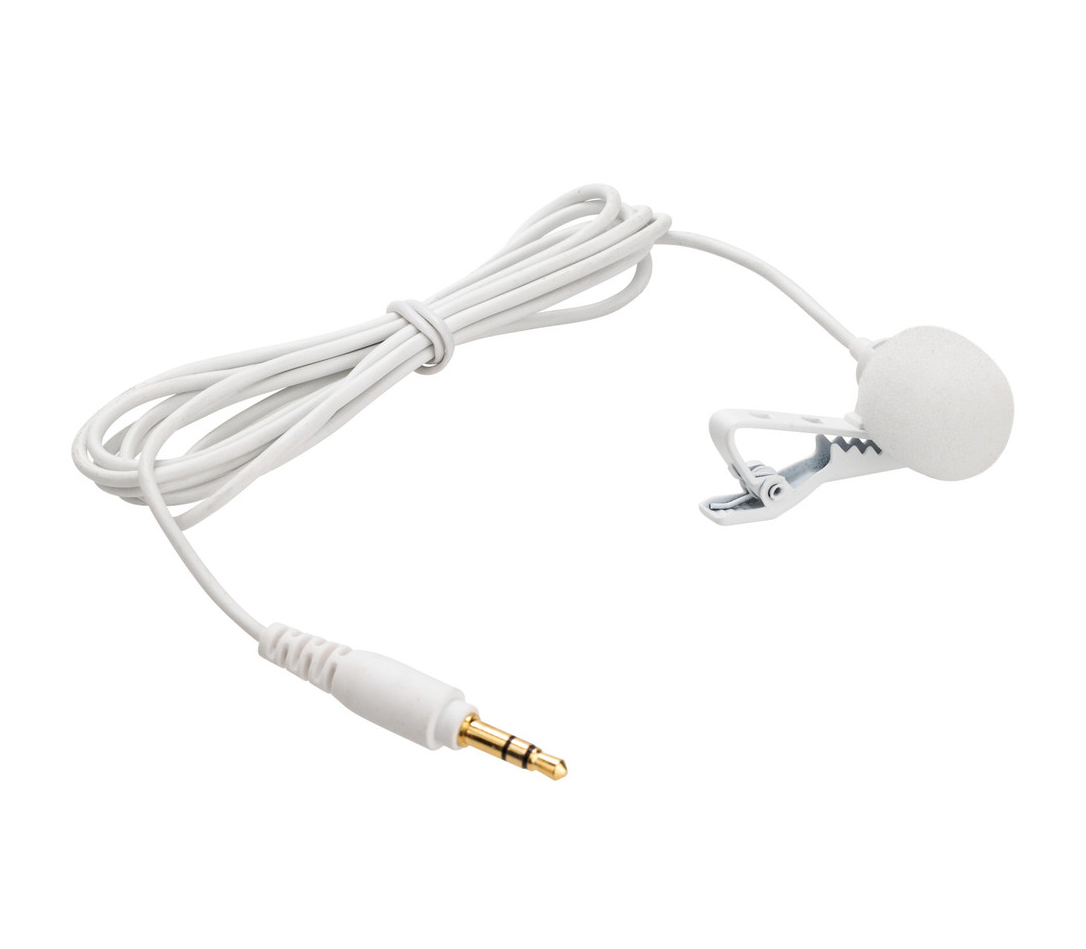 Микрофон Saramonic SR-M1W, петличный, 3.5 мм TRS, белый