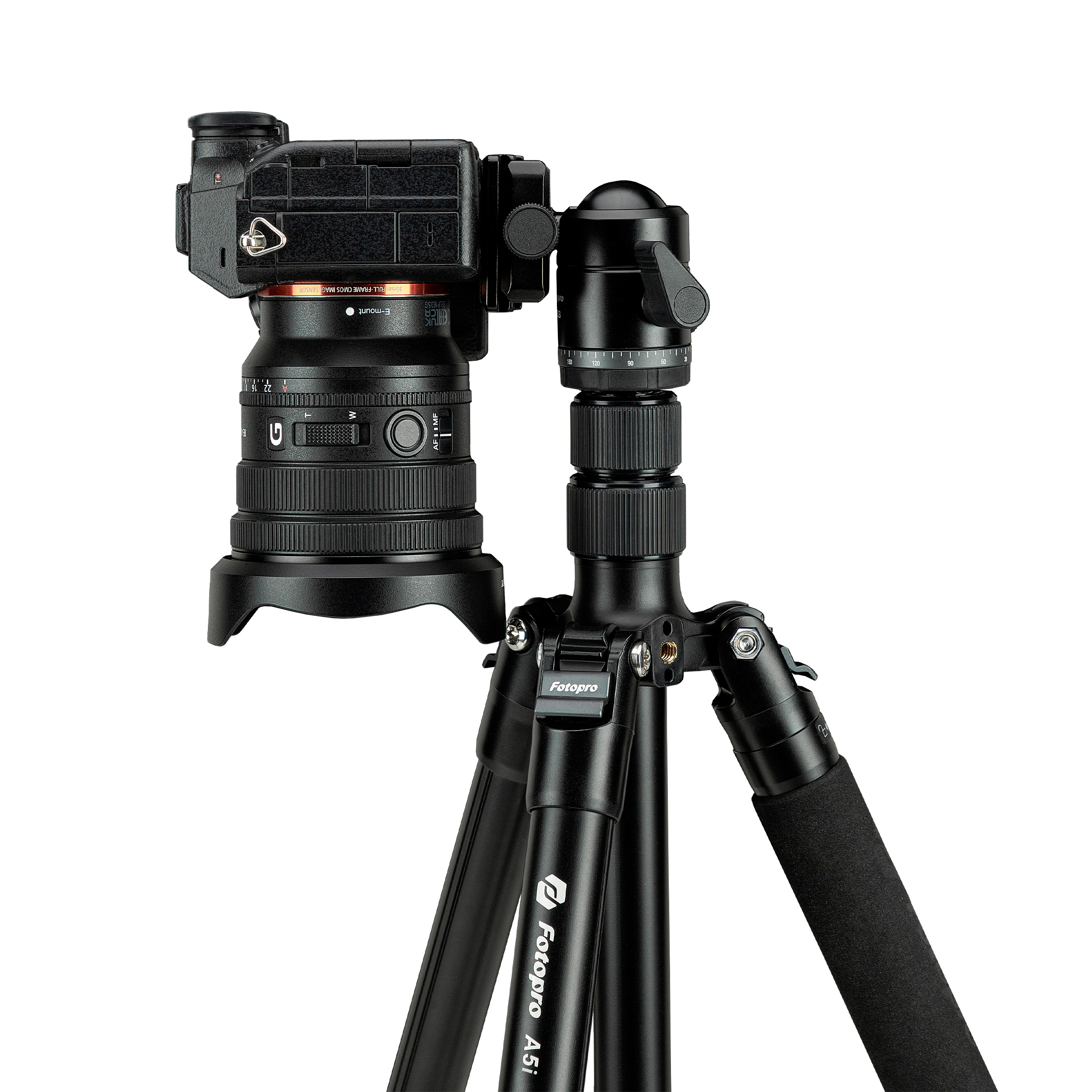 Штатив Fotopro A5i, с головой 55QS, алюминиевый