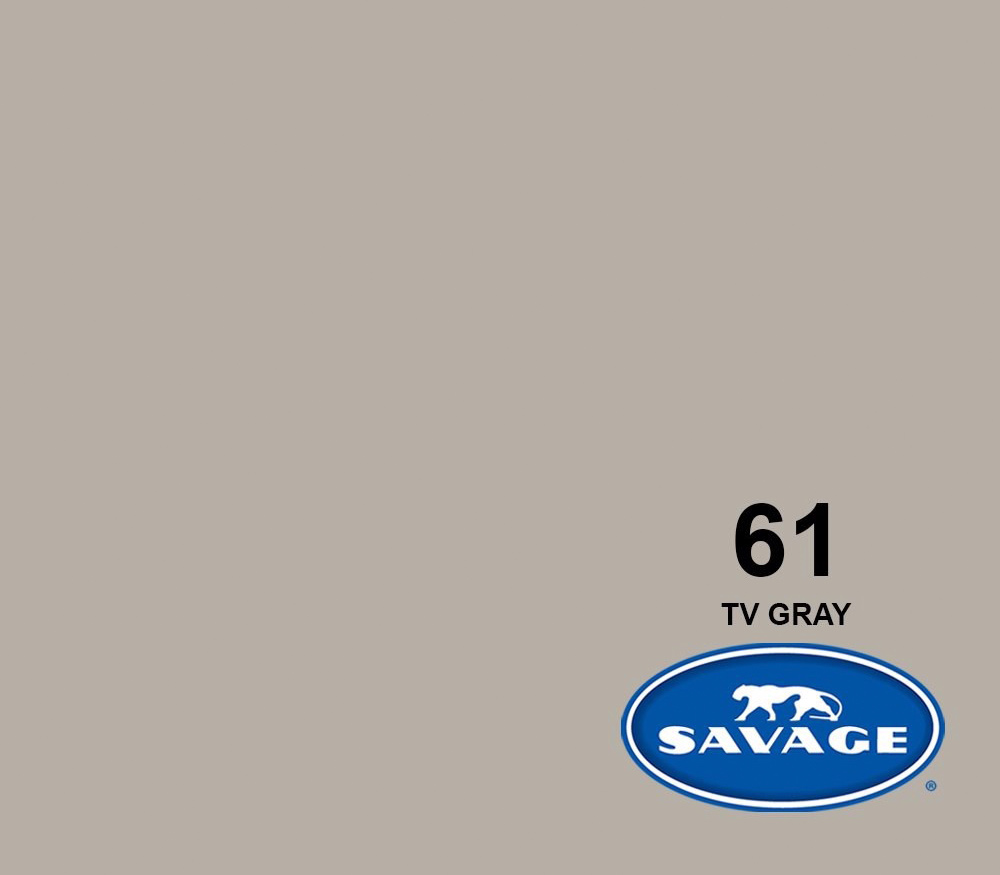 Фон Savage SA 61-12 TV Gray, бумажный, 2.72x11 м, серый