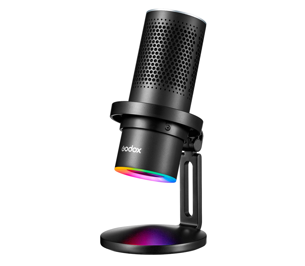 Микрофон Godox EM68X, настольный, USB, с RGB подсветкой